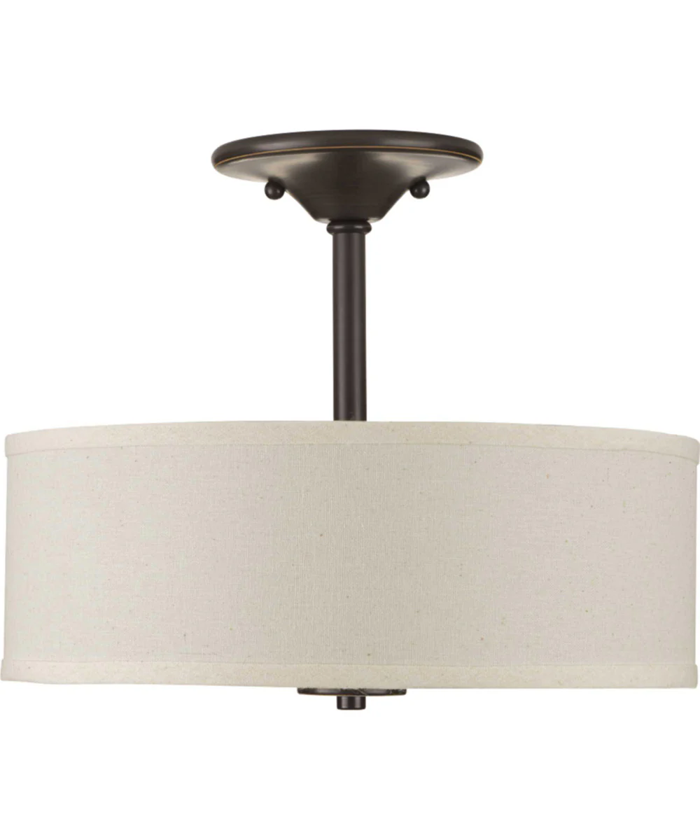 Inspire 2-Light 13" Semi-Flush Antique Bronze - Image 6