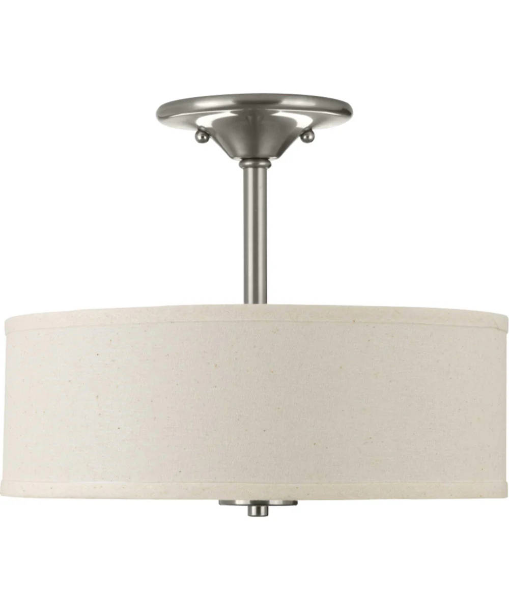 Inspire 2-Light 13" Semi-Flush Brushed Nickel - Image 4
