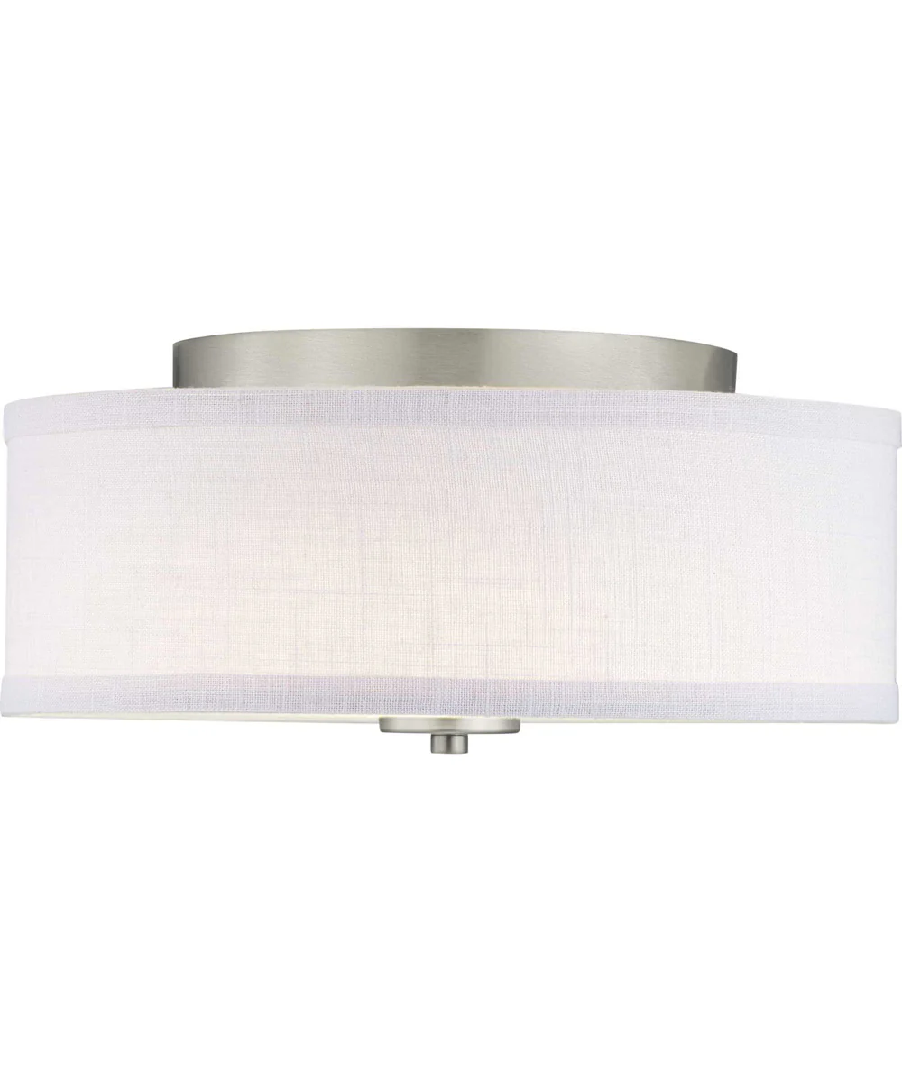 Inspire LED 13" LED Flush Mount Brushed Nickel - Image 3