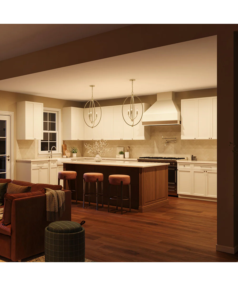 Jheni 3-Light Foyer Pendant Brushed Gold - Image 3