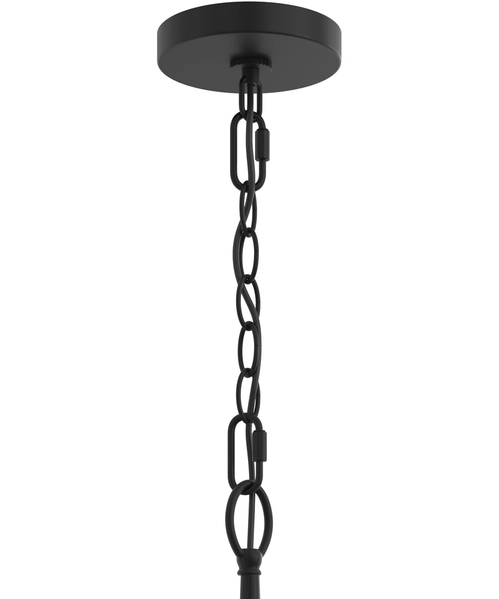 Jheni 4-Light Medium Chandelier Matte Black - Image 5