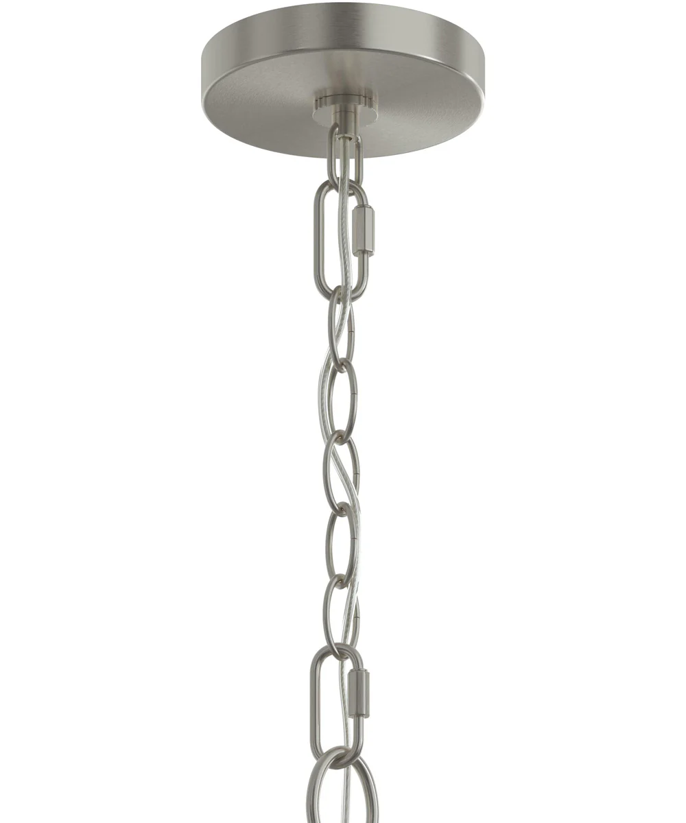 Jheni 6-Light Large Chandelier Brushed Nickel - Image 5