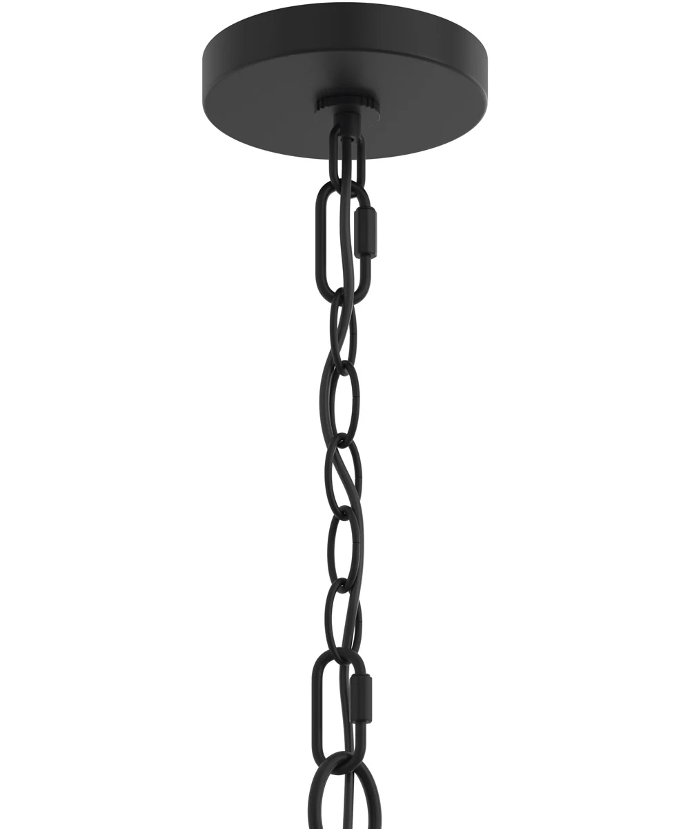 Jheni 6-Light Large Chandelier Matte Black - Image 5