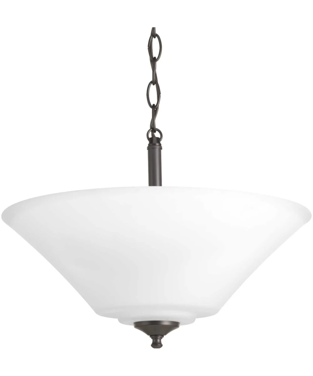 Joy 3-Light 16-5/8" Semi-Flush Convertible Antique Bronze - Image 2