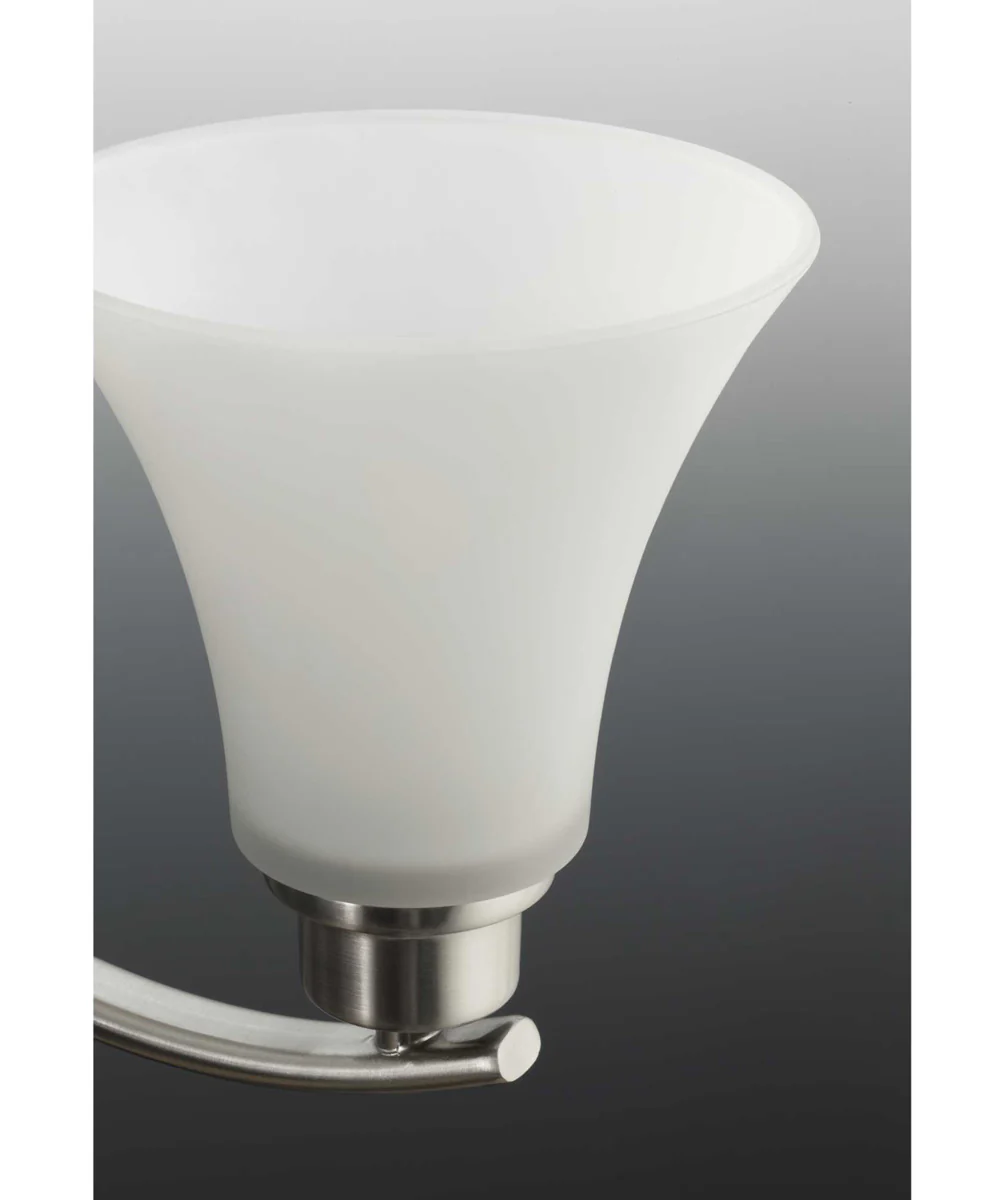 Joy 4-Light Etched Glass Traditional Bath Vanity Light Brushed Nickel - Image 6