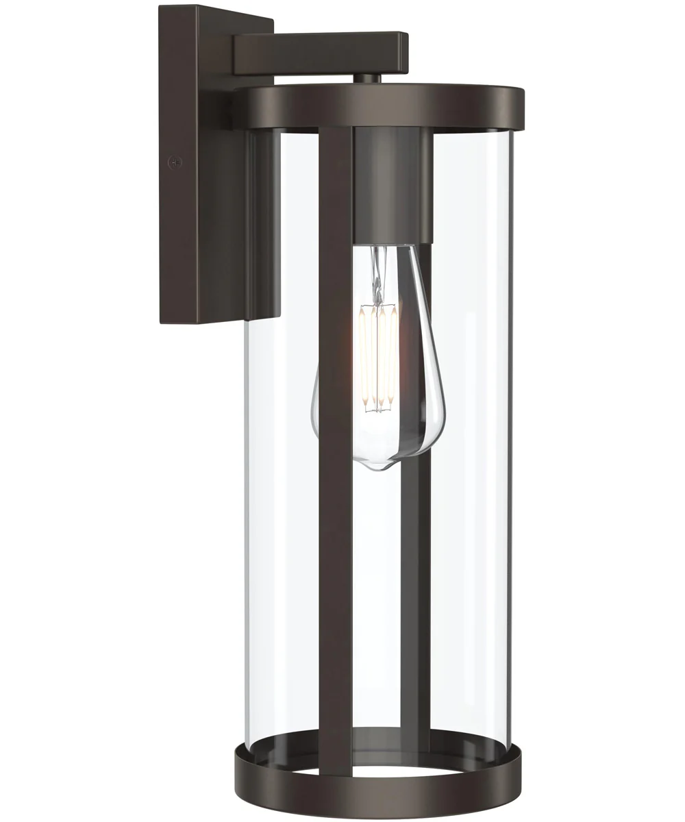 Kagen Large Outdoor Wall Light with Clear Glass Panels Antique Bronze - Image 7