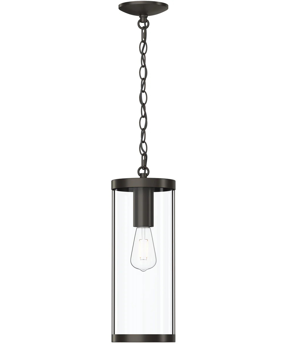 Kagen Outdoor Pendant Light with Clear Glass Panels Antique Bronze - Image 5