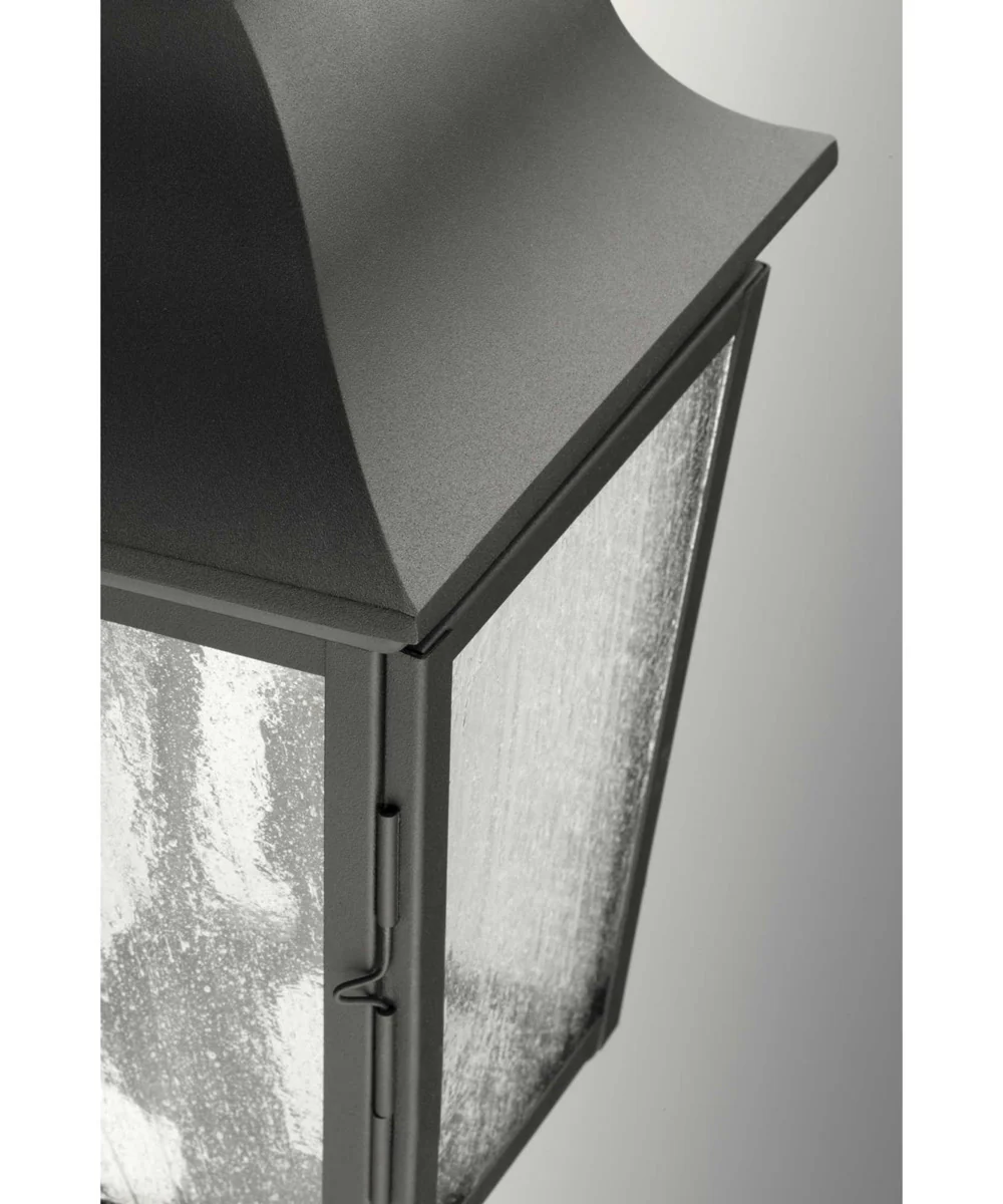 Kiawah 1-Light Small Wall-Lantern Textured Black - Image 2