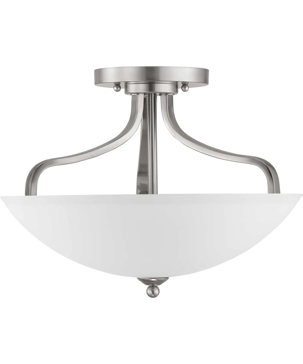 Laird 3-Light Semi-Flush Convertible Brushed Nickel - Image 11