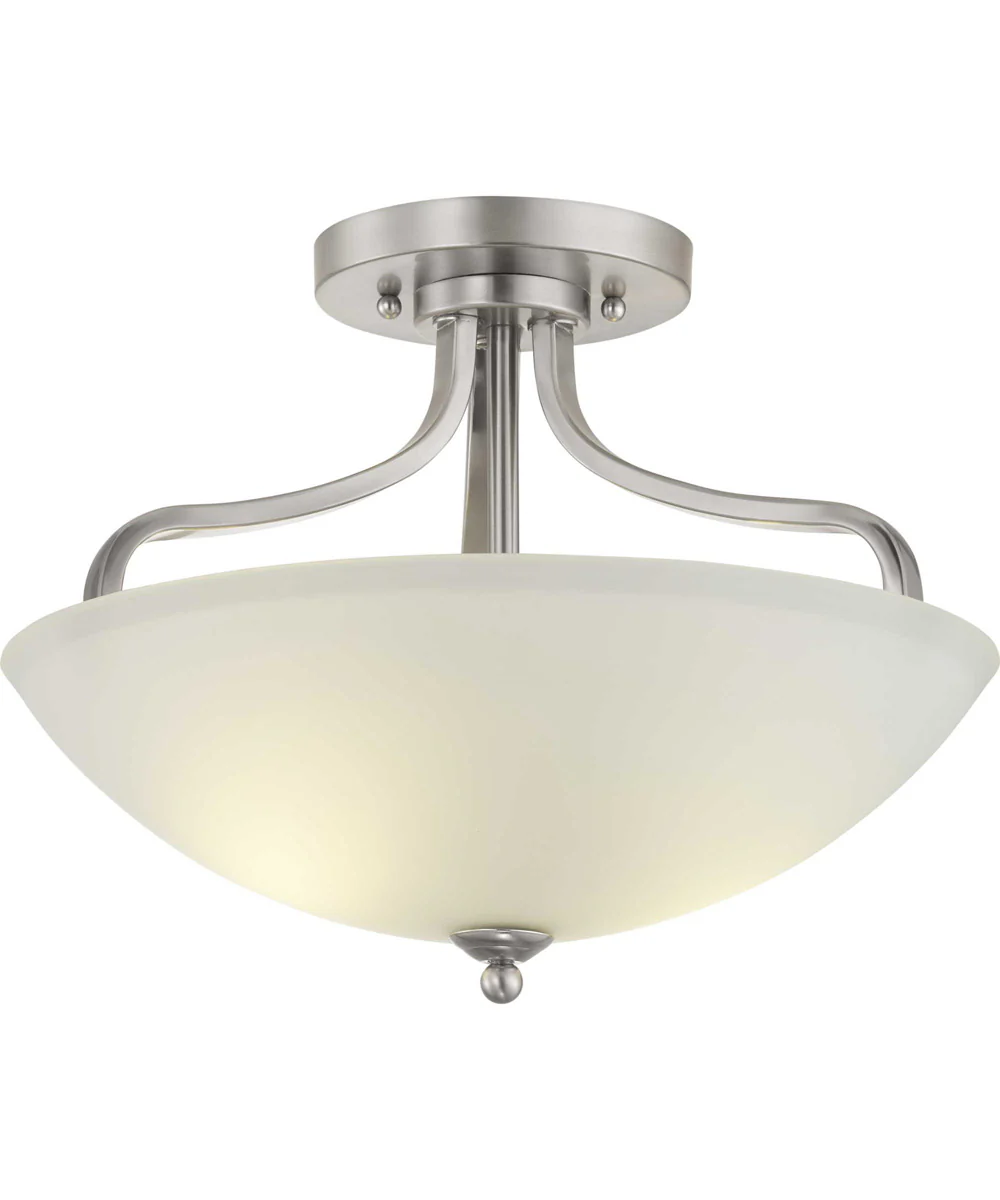 Laird 3-Light Semi-Flush Convertible Brushed Nickel - Image 8