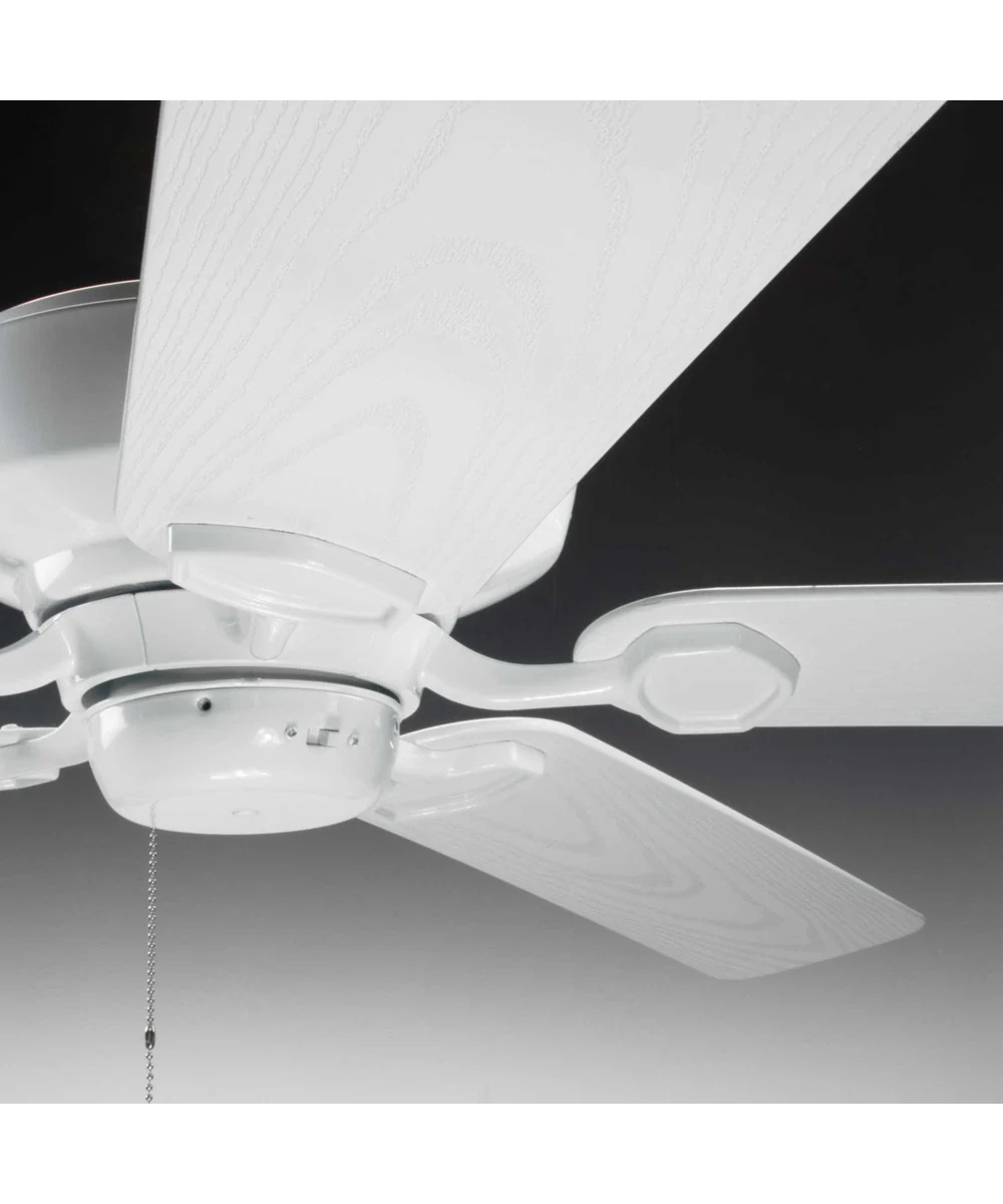Lakehurst 60" Indoor/Outdoor 5-Blade Ceiling Fan White - Image 8