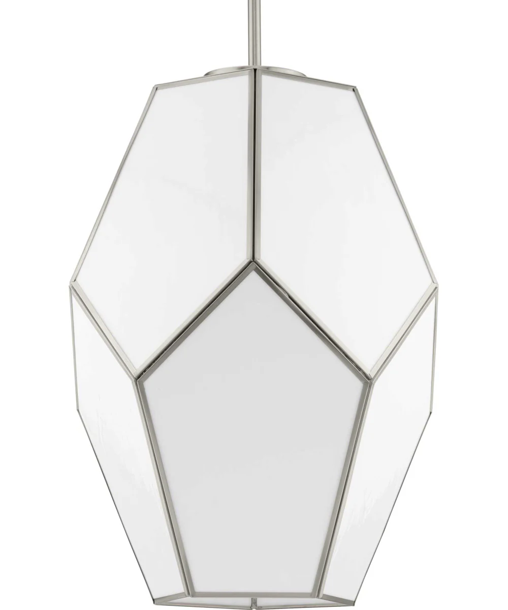 Latham 1-Light Contemporary Pendant Brushed Nickel