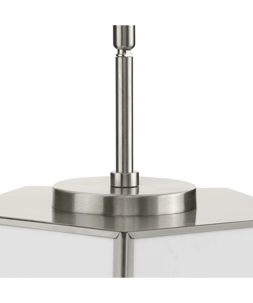 Latham 18 in. 3-Light Flush Mount Brushed Nickel - Image 9