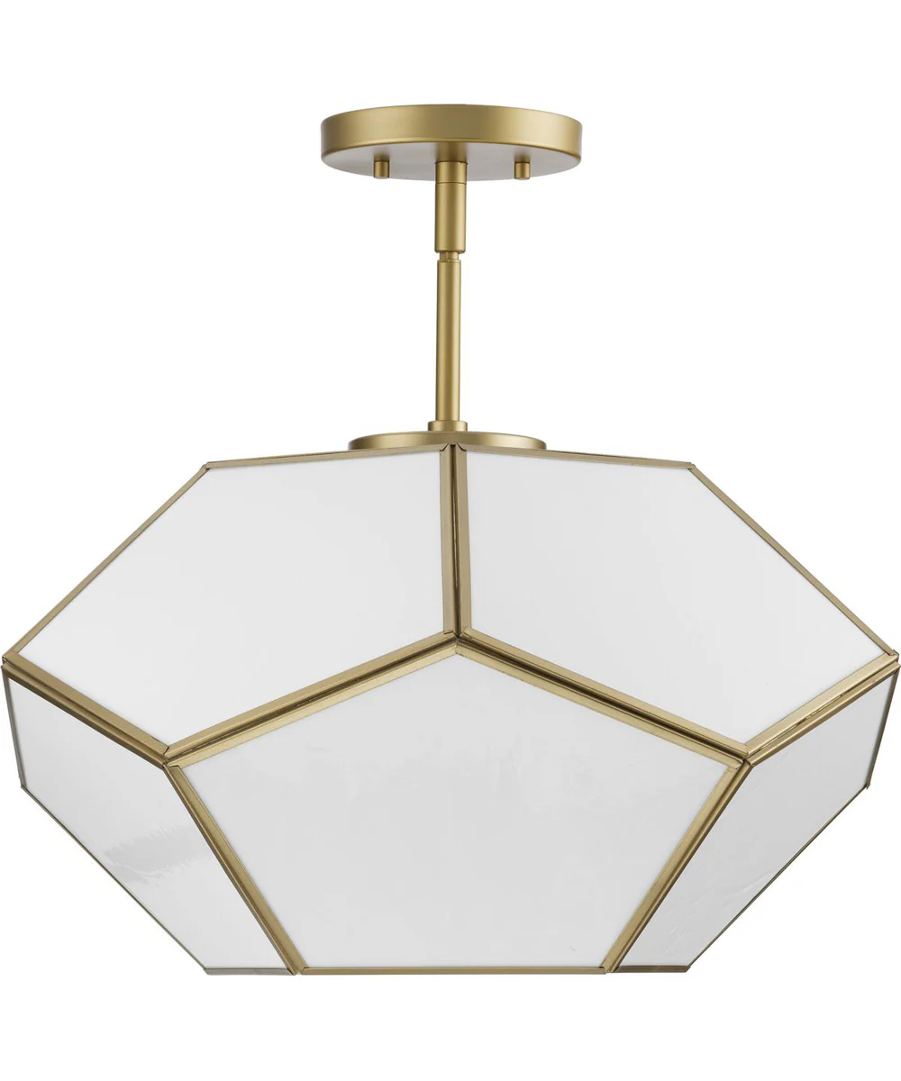 Latham 18 in. 3-Light Flush Mount Vintage Gold - Image 11
