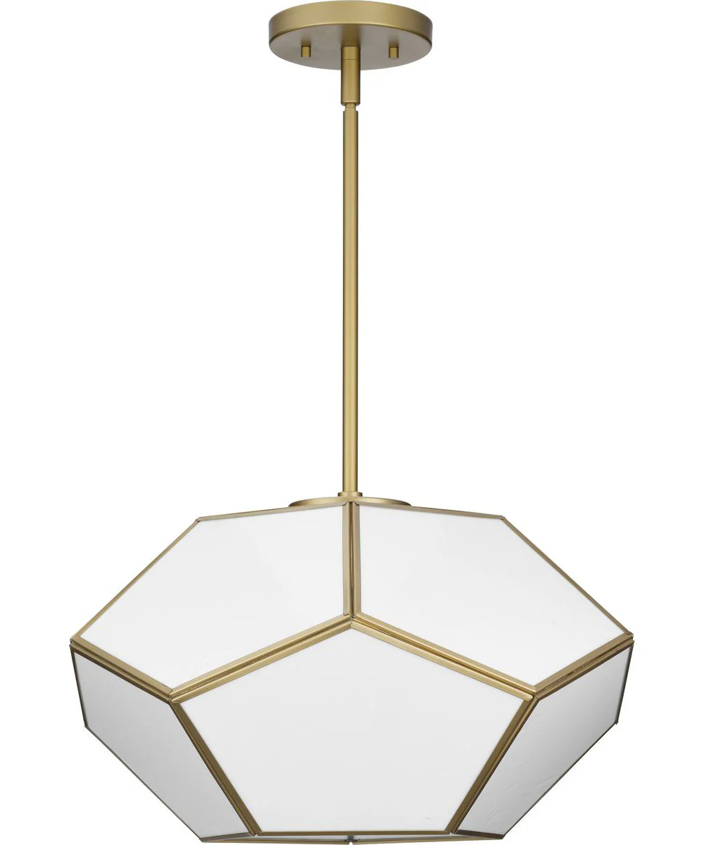 Latham 18 in. 3-Light Flush Mount Vintage Gold - Image 6