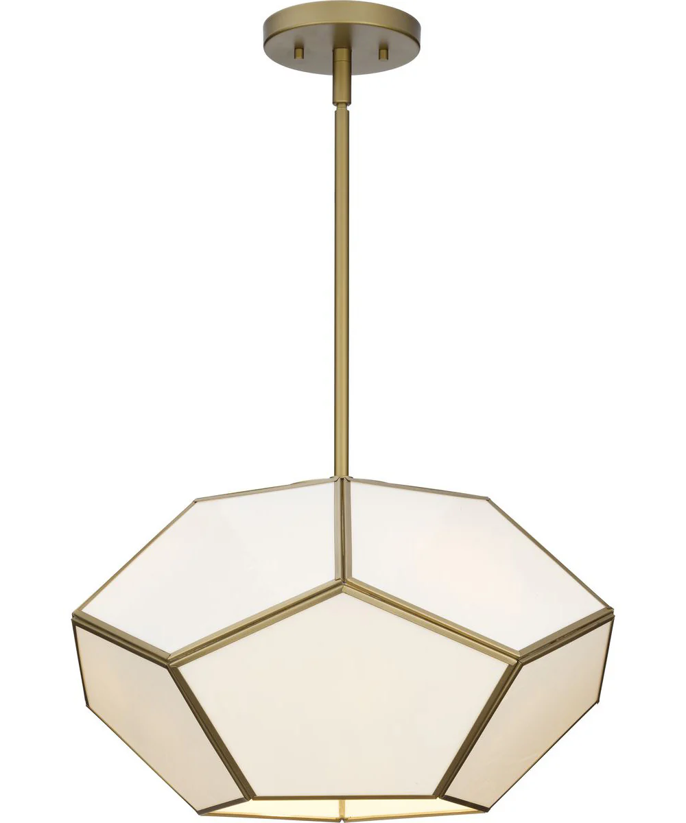 Latham 18 in. 3-Light Flush Mount Vintage Gold - Image 9