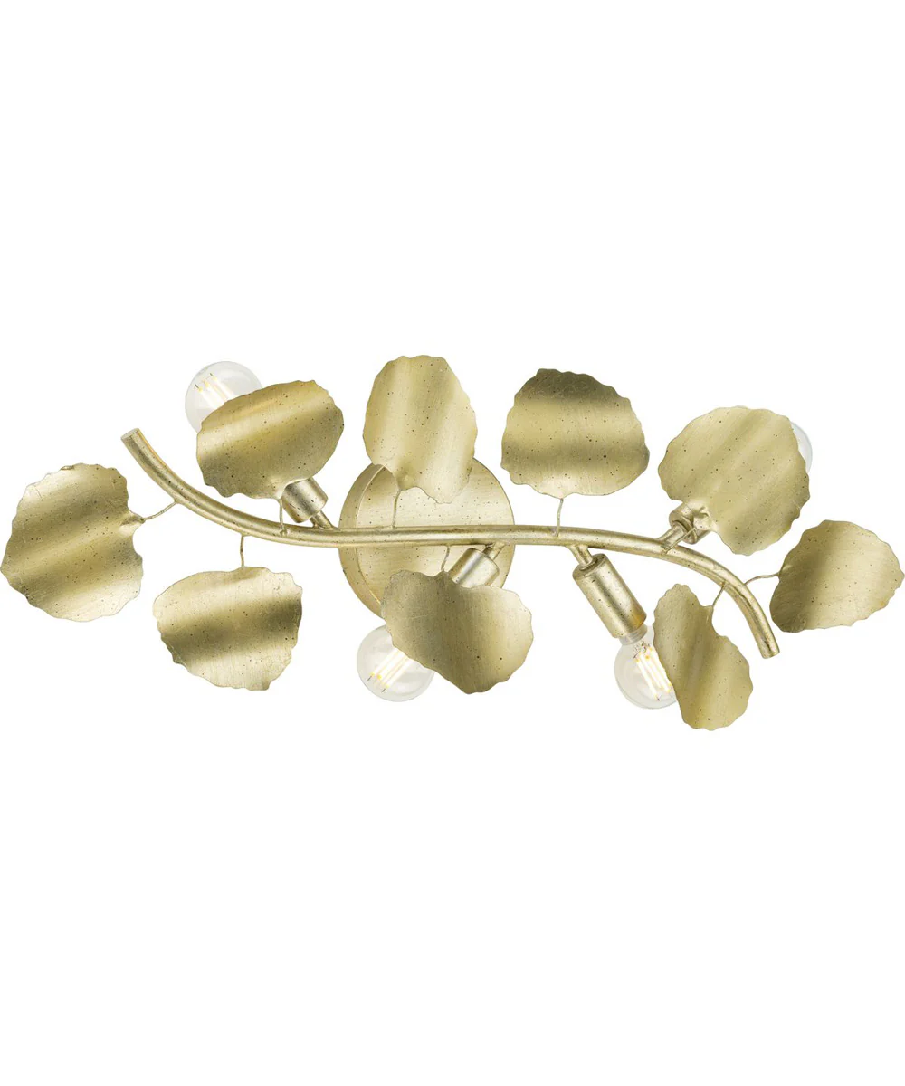 Laurel 4-Light Wall Bracket Gilded Silver - Image 6