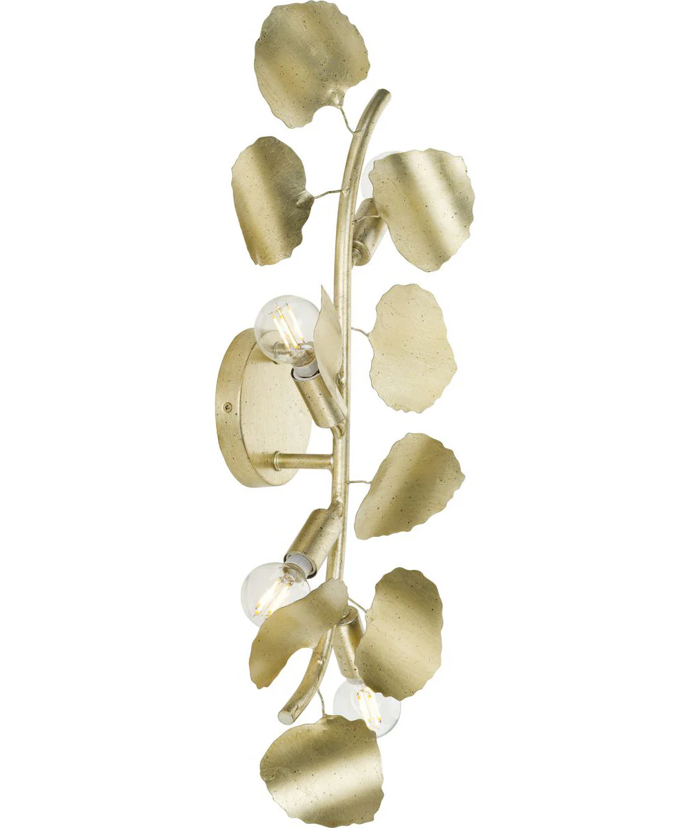 Laurel 4-Light Wall Bracket Gilded Silver - Image 8