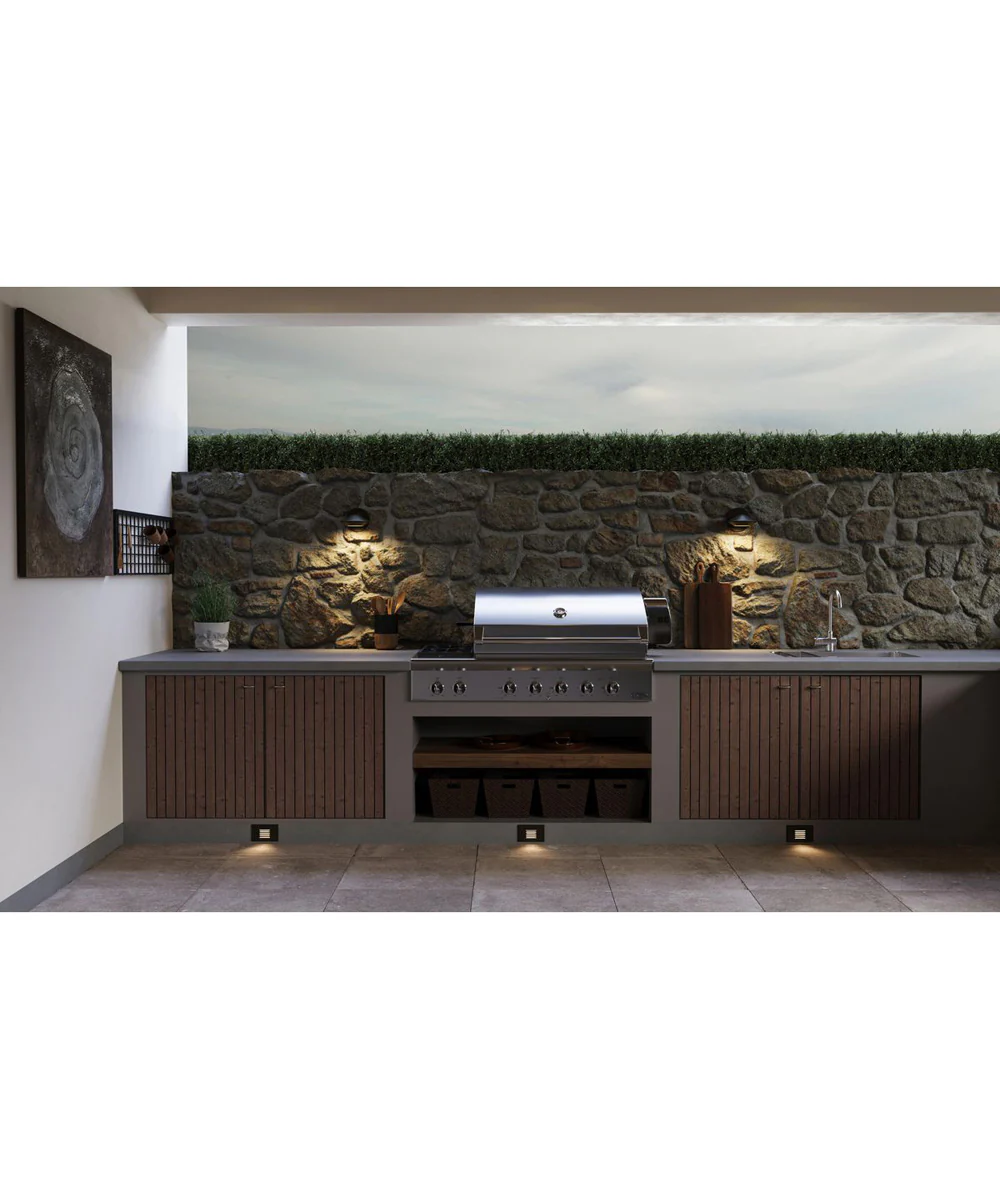 LED Indoor/Outdoor Integrated LED Wall or Step Light with Photocell Antique Bronze - Image 3