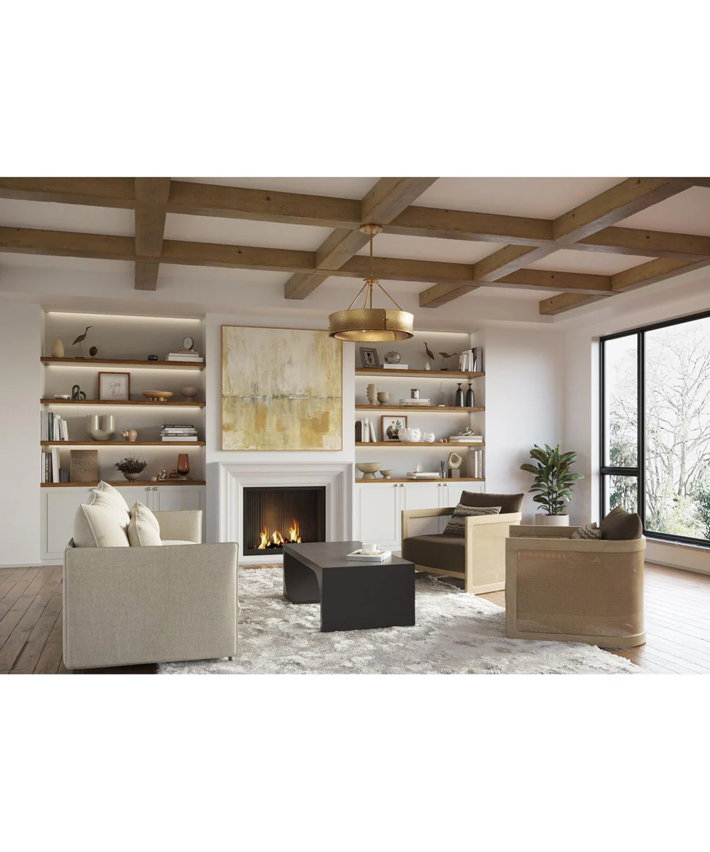 Lusail 4-Light Pendant Soft Gold - Image 3