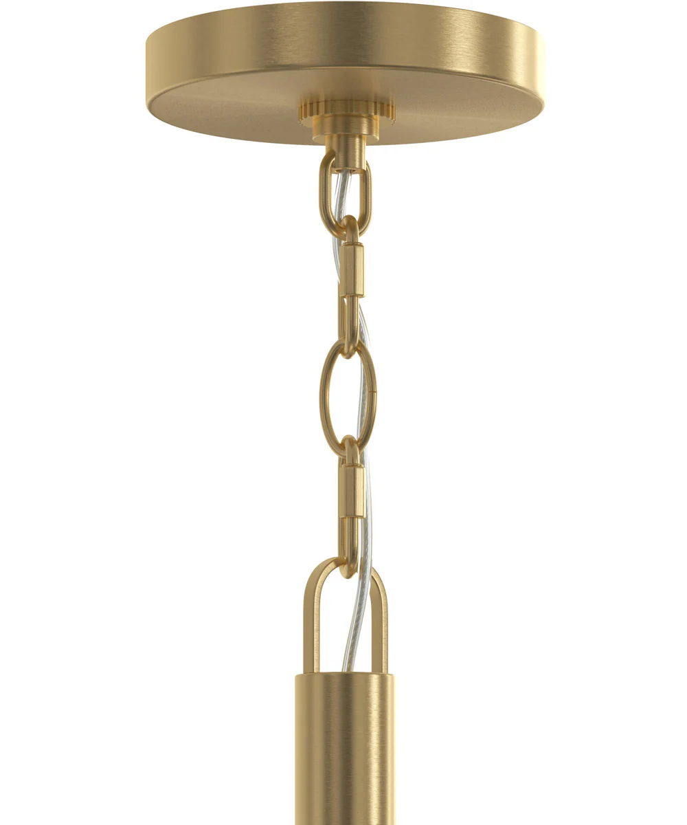 Mack 1-Light Pendant with Layered Glass Shade Brushed Gold - Image 5