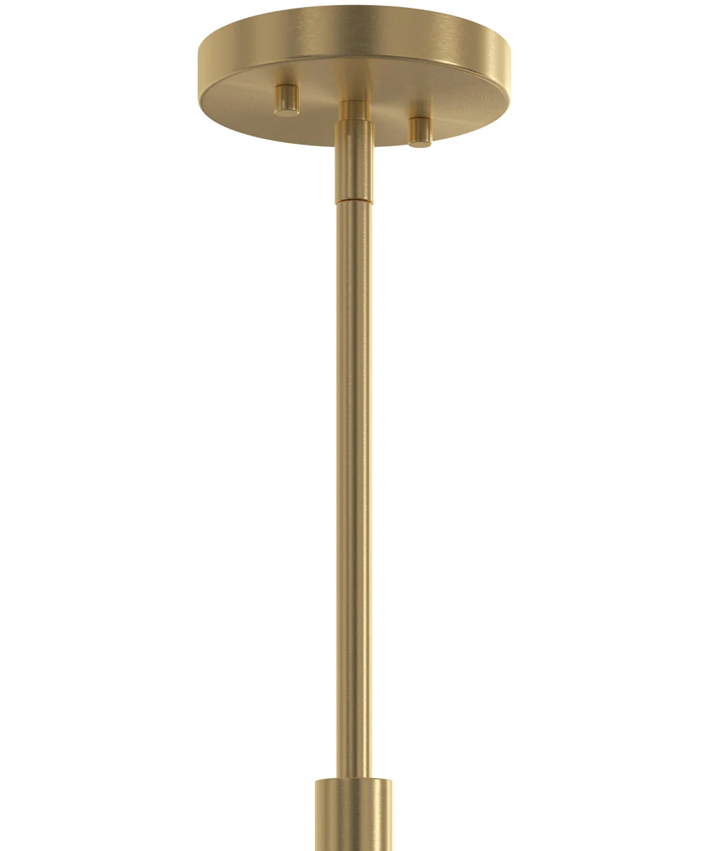 Mack 5-Light Linear Chandelier with Layered Glass Shades Brushed Gold - Image 5