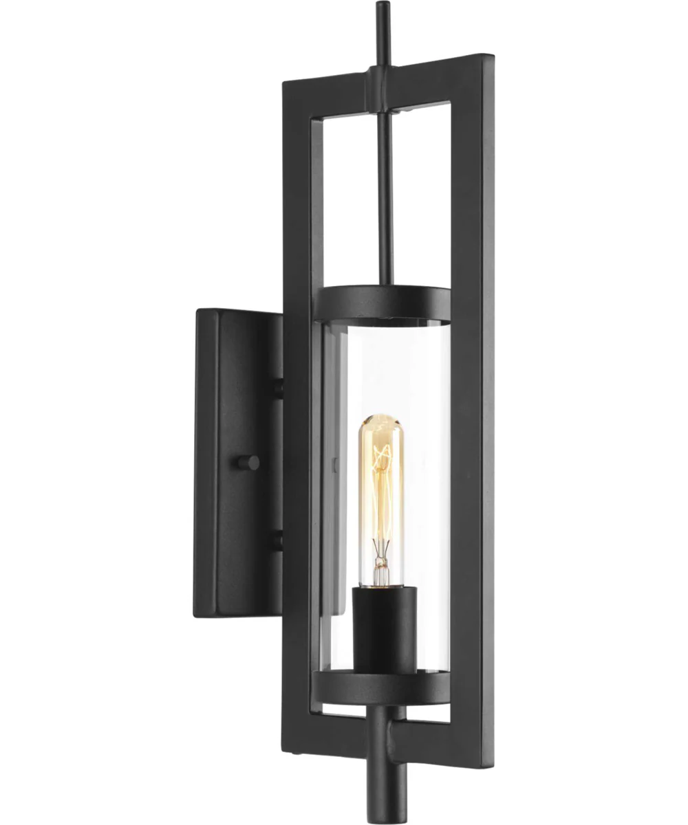 McBee 1-Light Medium Wall Lantern Textured Black