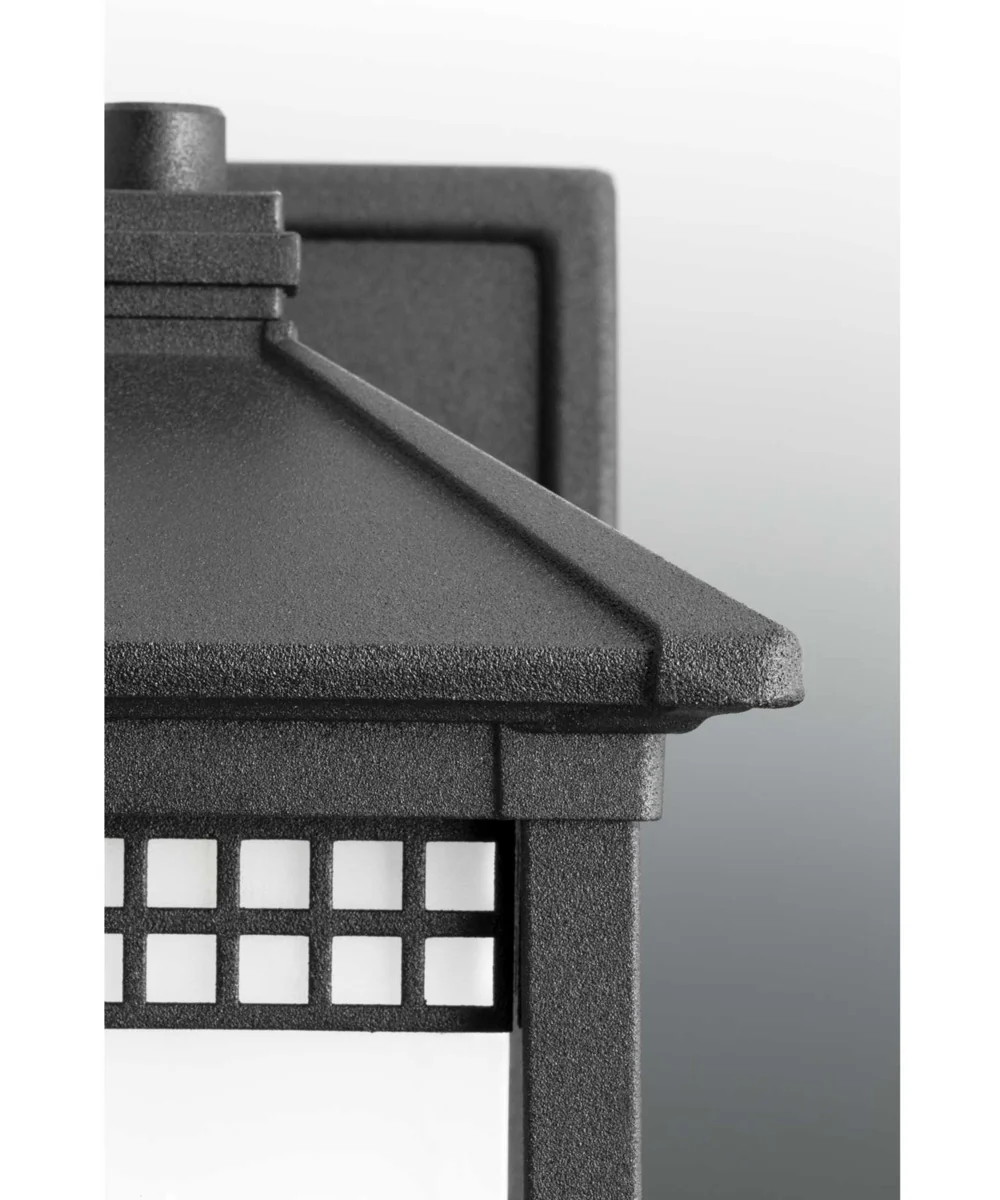 Merit 1-Light Wall Lantern Textured Black - Image 3