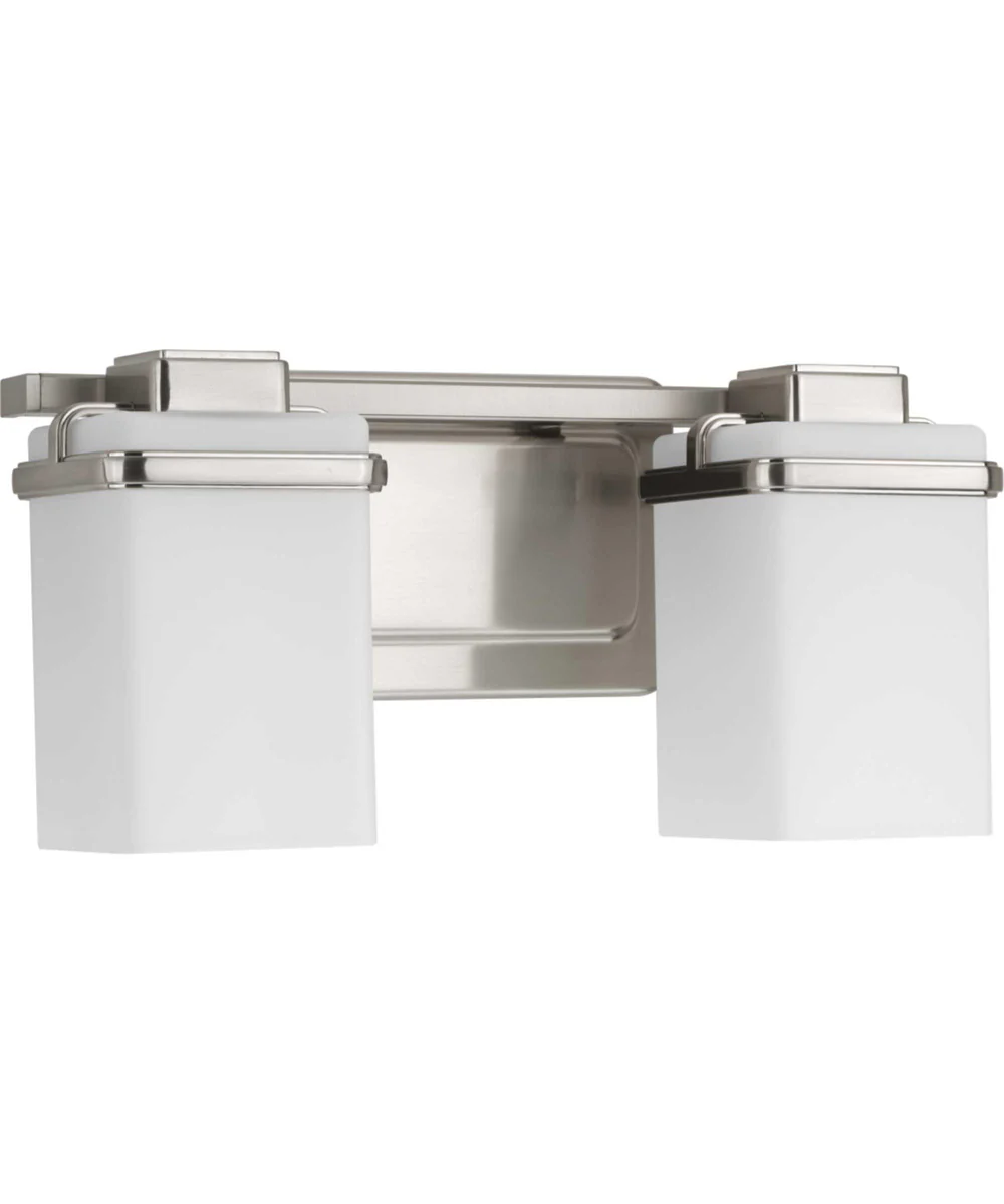 Metric 2-Light Bath & Vanity Brushed Nickel - Image 5