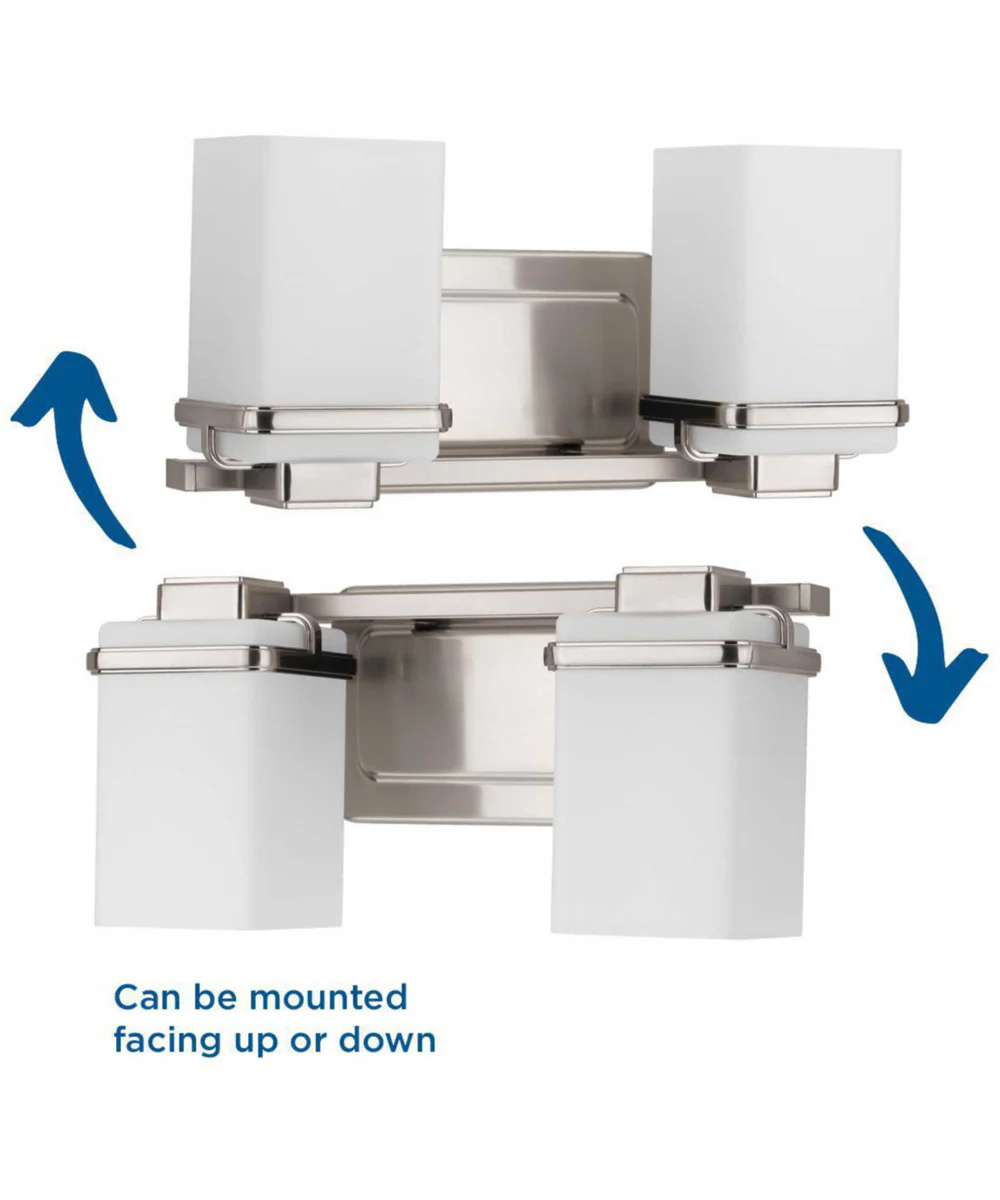 Metric 2-Light Bath & Vanity Brushed Nickel - Image 7