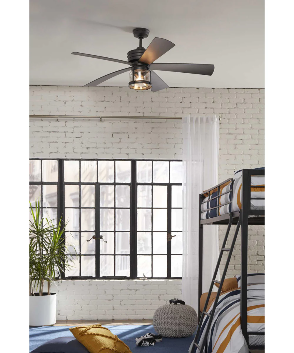 Midvale 5-Blade 56" Indoor/Outdoor Coastal Ceiling Fan Blistered Iron - Image 4