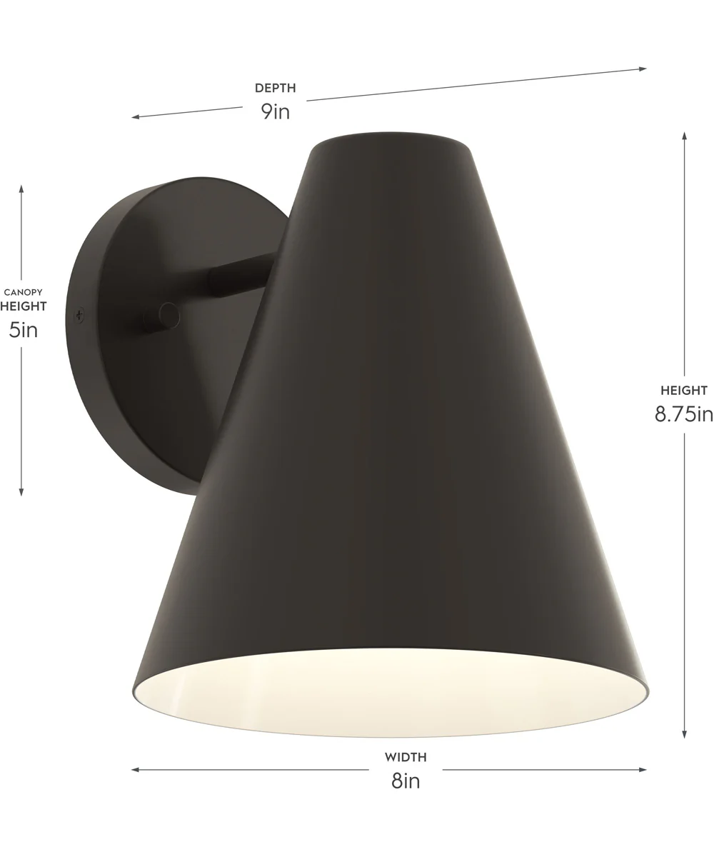 Mik Large Outdoor Wall Light Antique Bronze - Image 4