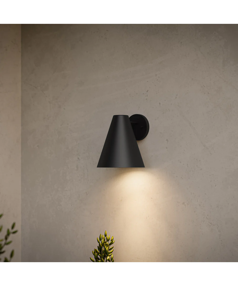 Mik Large Outdoor Wall Light Matte Black - Image 10