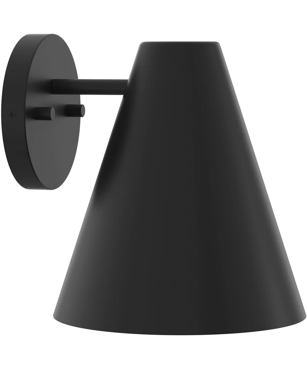 Mik Large Outdoor Wall Light Matte Black - Image 6