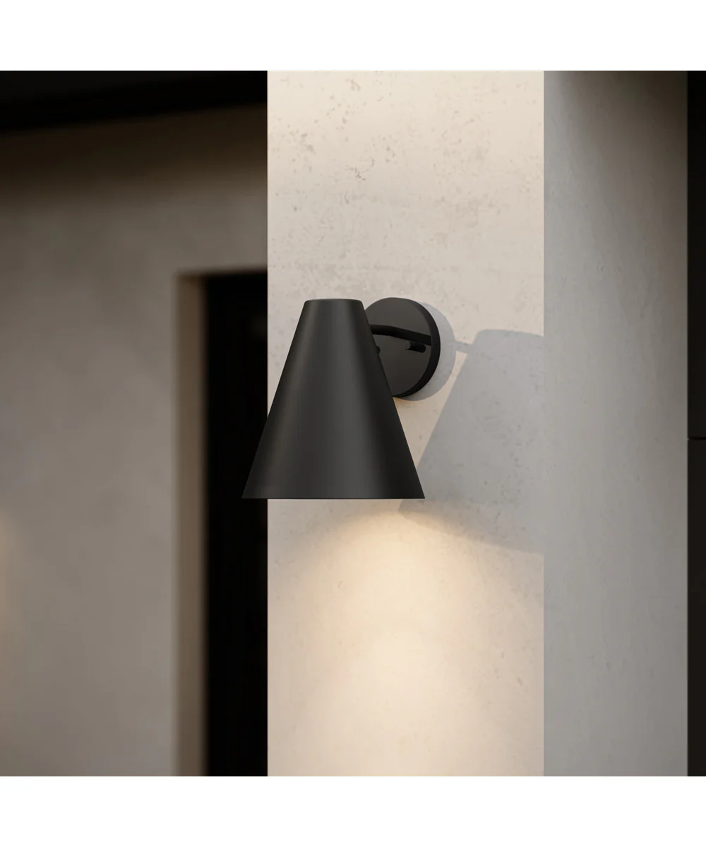 Mik Large Outdoor Wall Light Matte Black - Image 9