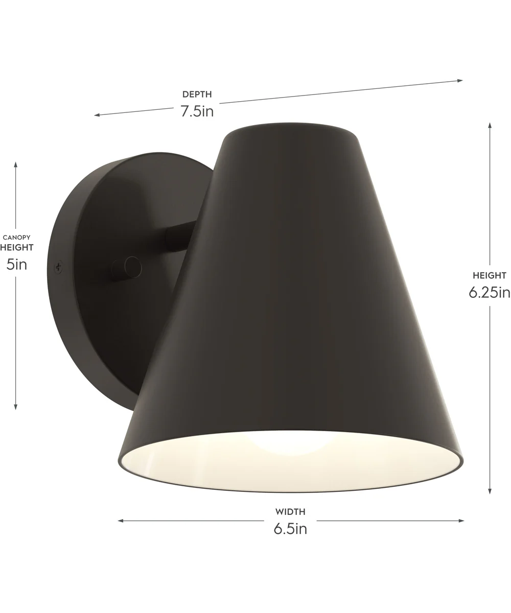 Mik Medium Outdoor Wall Light Antique Bronze - Image 4