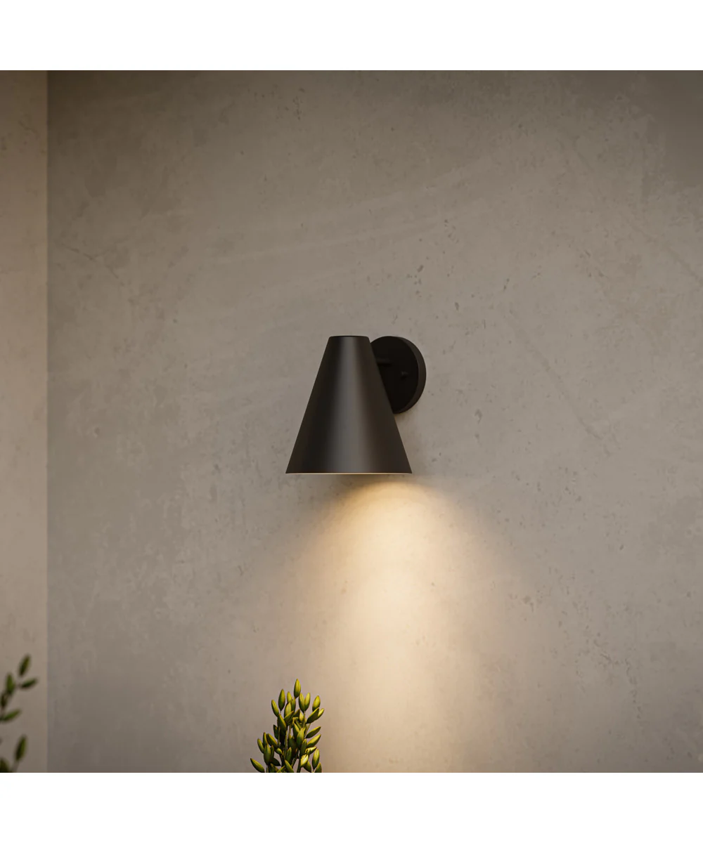 Mik Medium Outdoor Wall Light Antique Bronze - Image 9