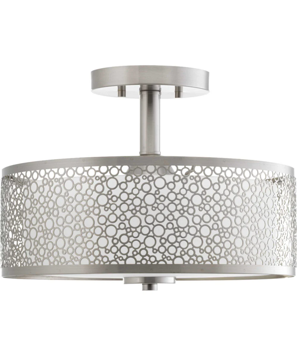 Mingle LED 14" Semi-Flush Mount Brushed Nickel - Image 2