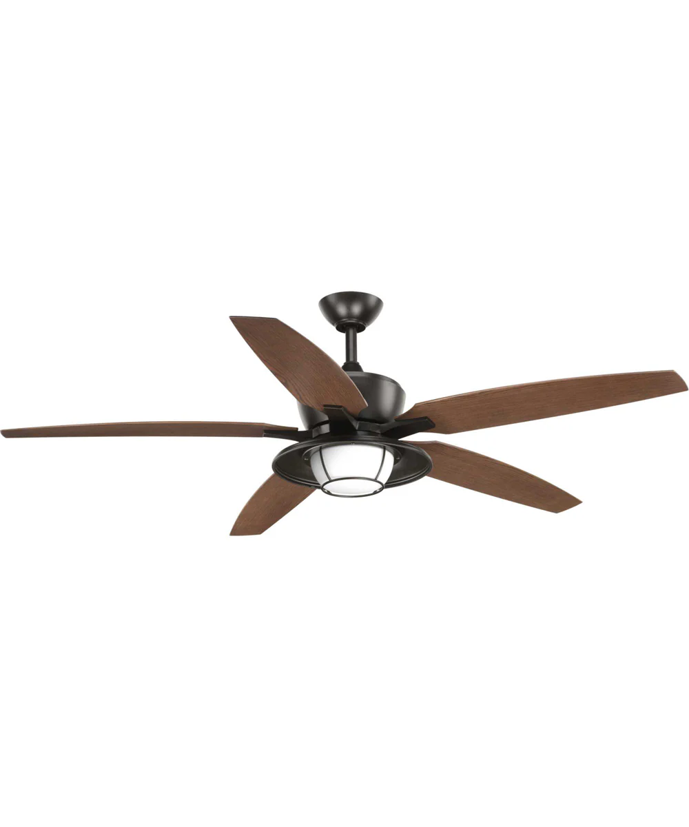 Montague 60" Indoor/Outdoor 5-Blade Ceiling Fan Antique Bronze