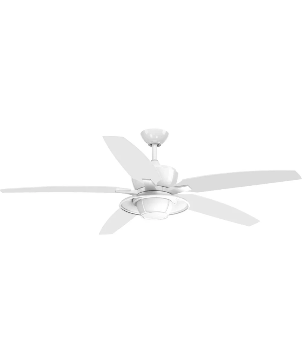 Montague 60" Indoor/Outdoor 5-Blade Ceiling Fan White