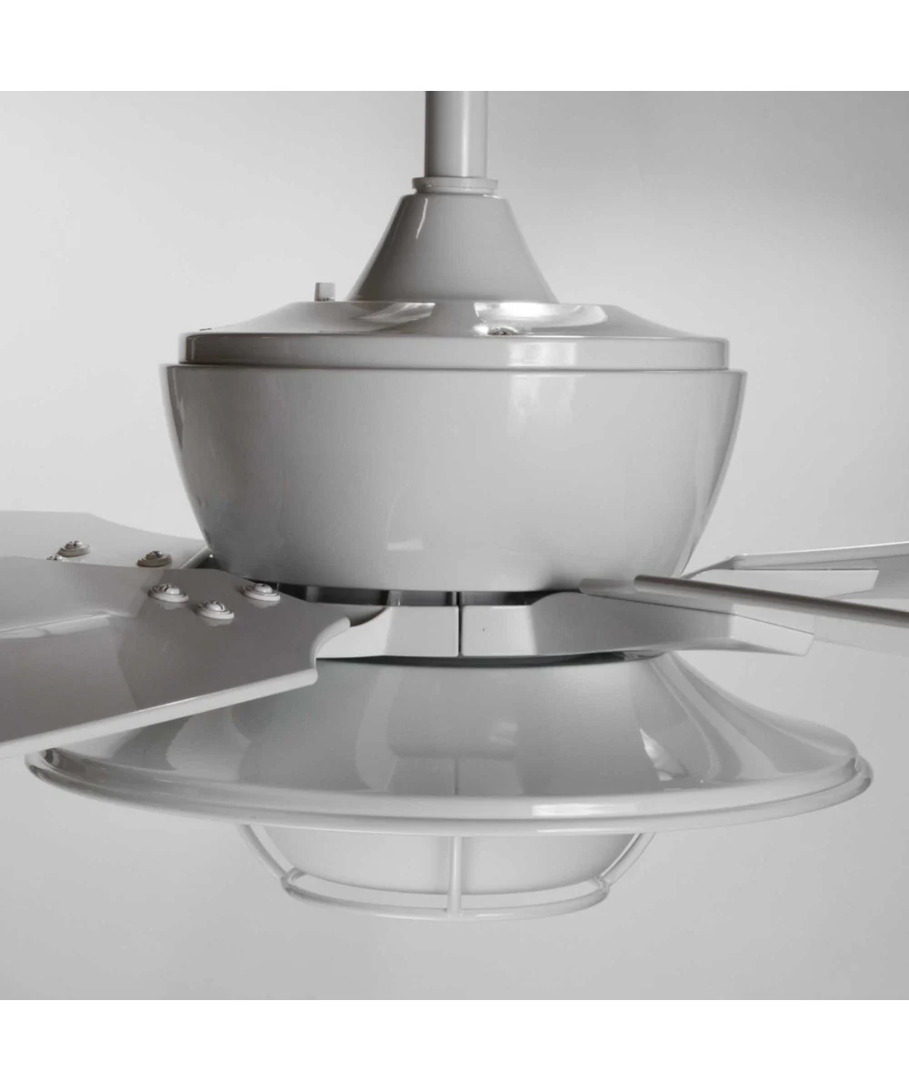 Montague 60" Indoor/Outdoor 5-Blade Ceiling Fan White - Image 3