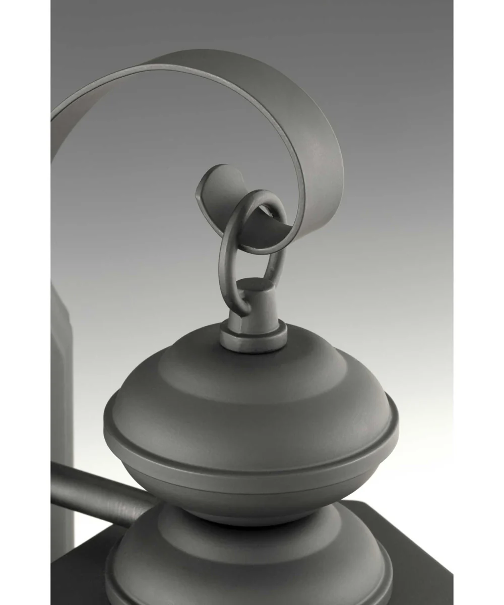 New Haven 1-Light Medium Wall Lantern Textured Black - Image 2