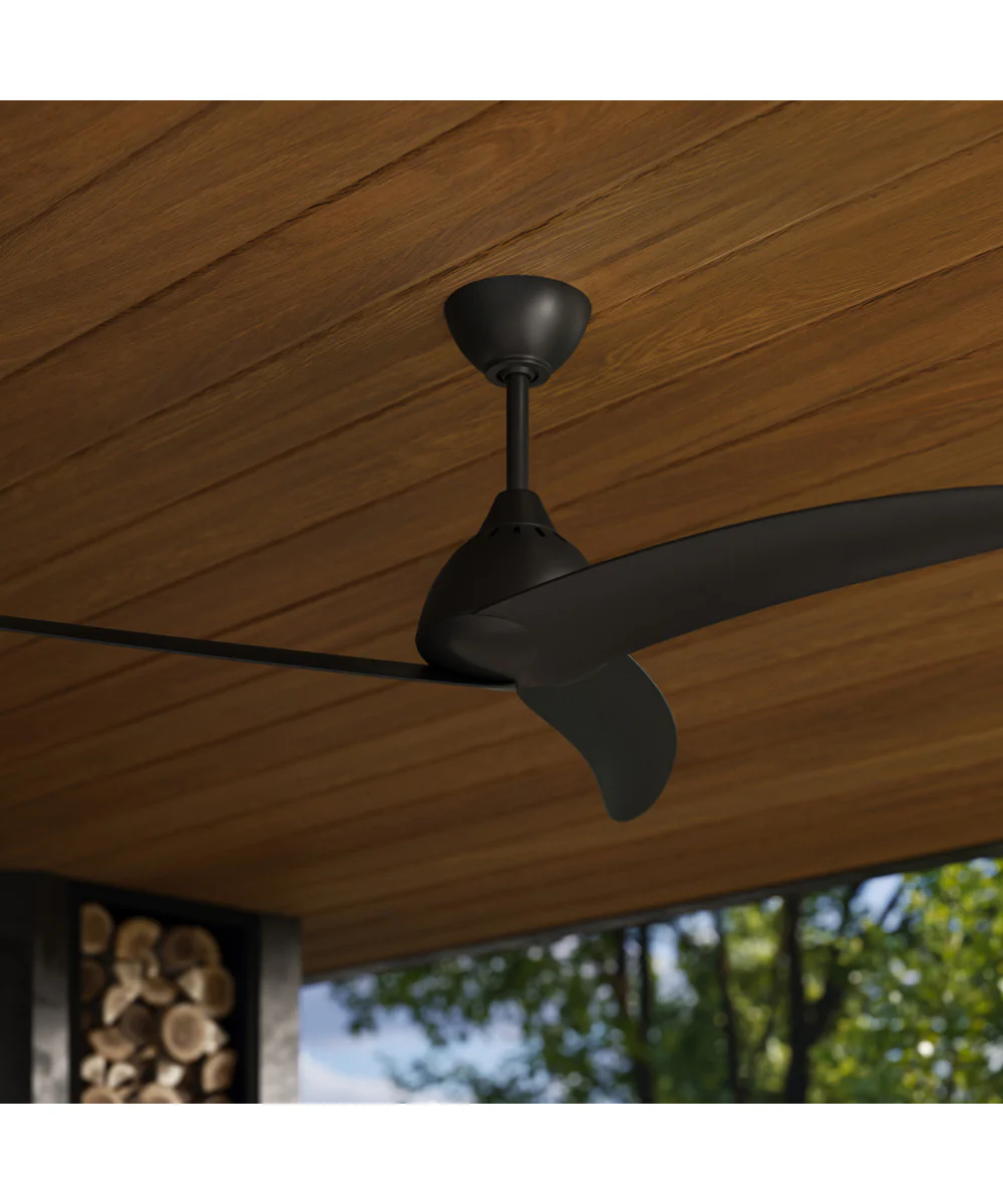 Nirra 52-in. 3-Blade Modern Ceiling Fan Matte Black - Image 12