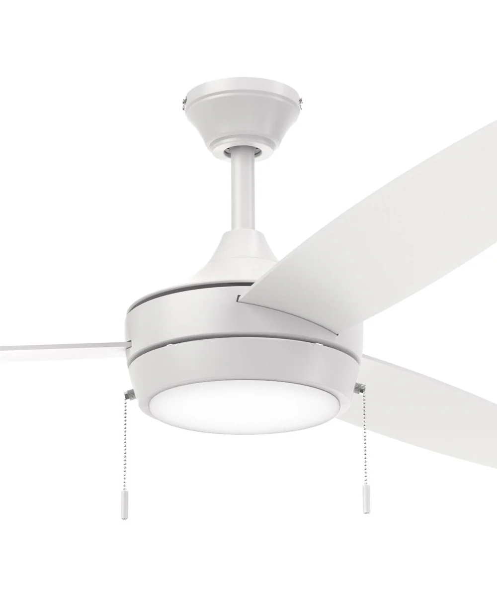 Nolyn 52 in. 3-Blade Modern LED Ceiling Fan Matte White - Image 6