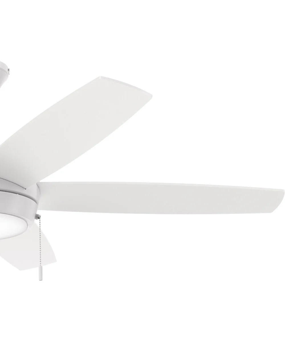 Nolyn V 52 in. 5-Blade Modern LED Ceiling Fan Matte White - Image 5