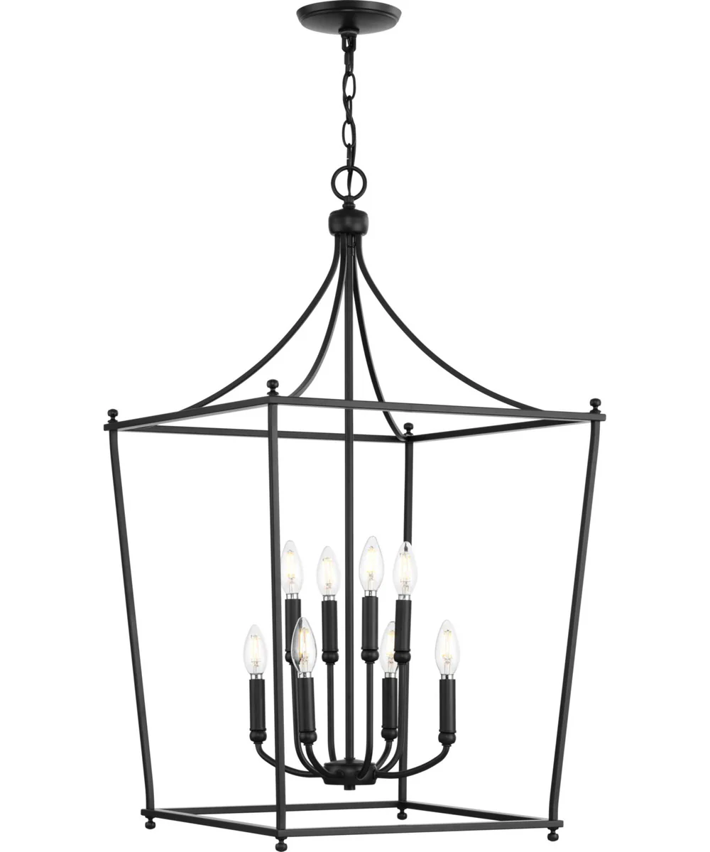 Parkhurst 8-Light New Traditional  Chandelier Foyer Light Matte Black - Image 6