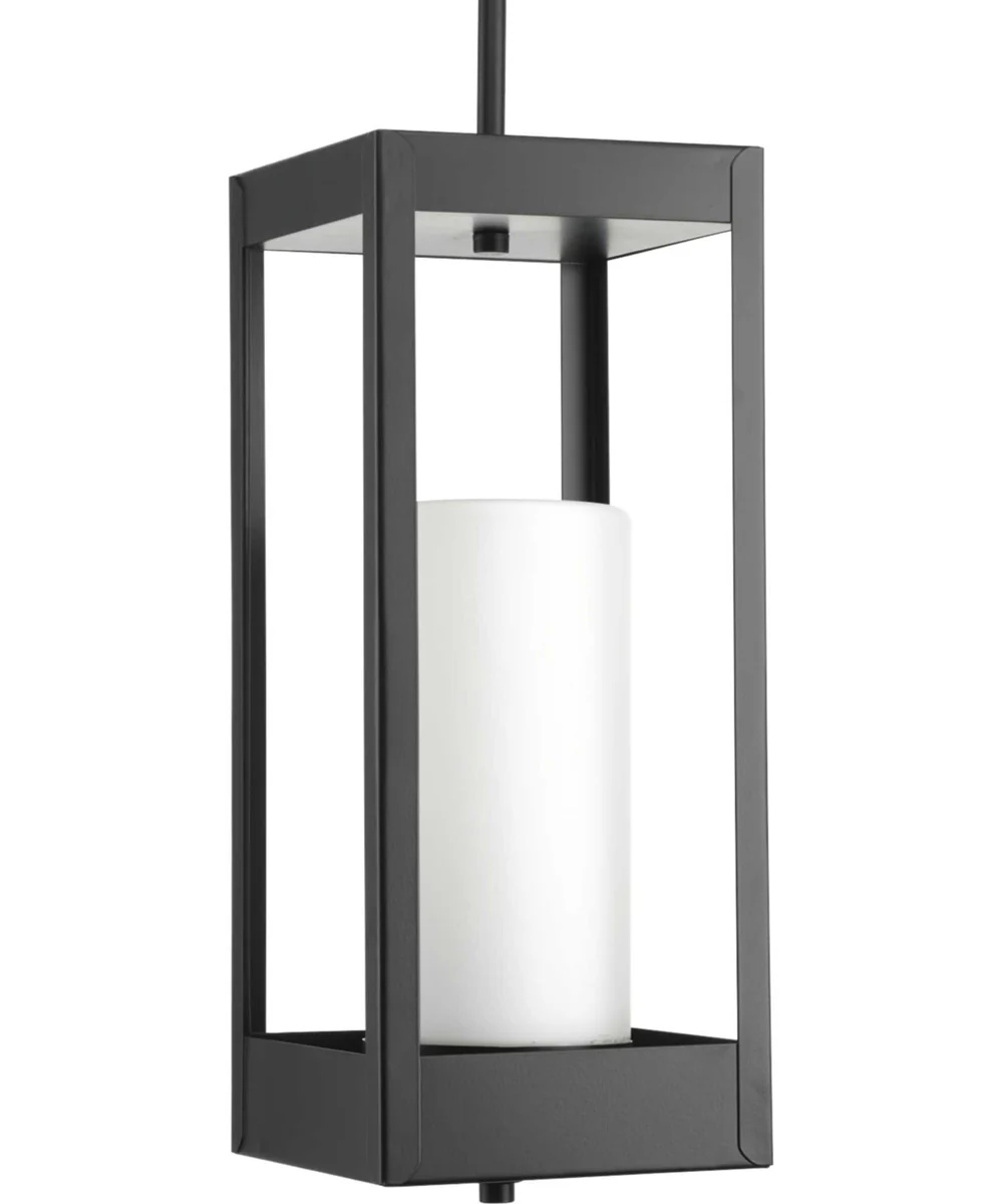 Patewood 1-Light Hanging Lantern Matte Black