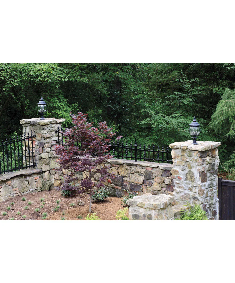 Pedestal Mount for Outdoor Lanterns Textured Black - Image 4