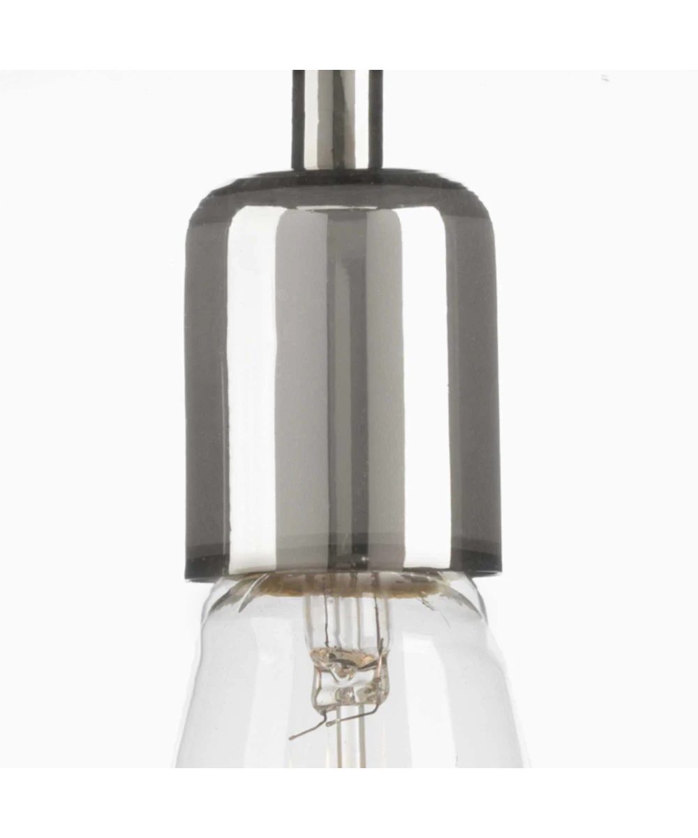 Penn 1-Light Clear Glass Farmhouse Pendant Light Polished Nickel - Image 2