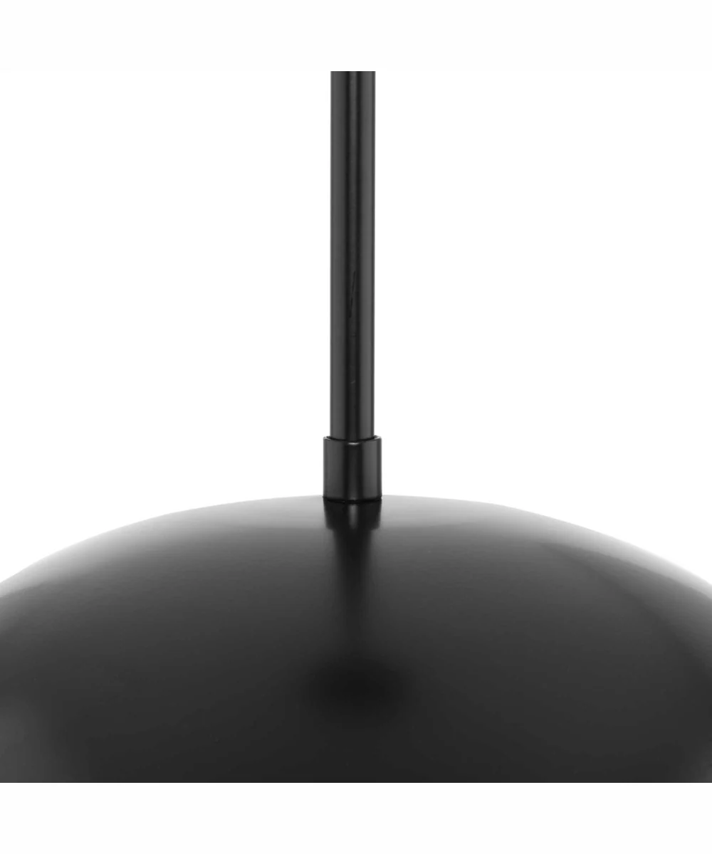 Perimeter 1-Light Mid-Century Modern Pendant with metal Shade Matte Black - Image 8